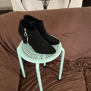 Black ankle boots